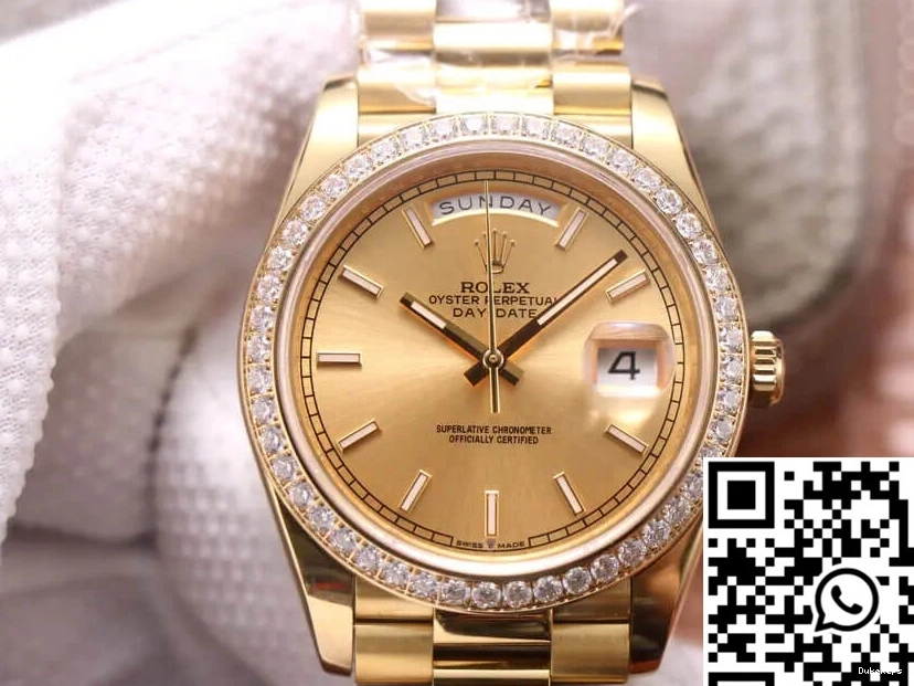 Day-Date EW Dial Factory M228348RBR-0008 Champagne Rolex 1130